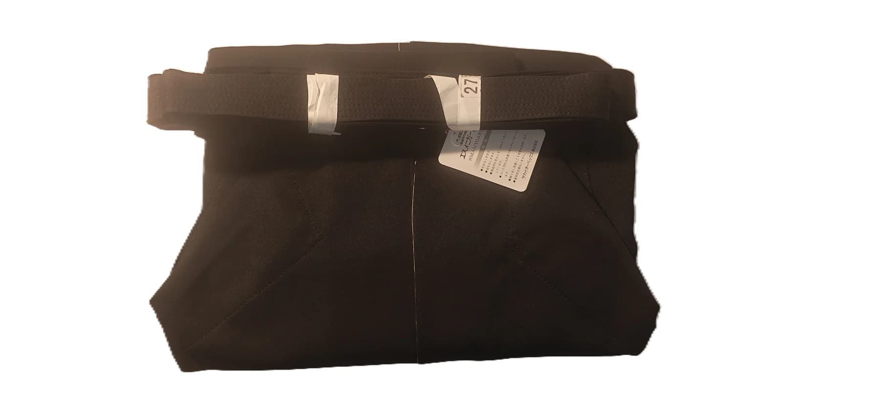 Pièce n°3, hakama Tozando AH500 noir taille 27,5 : vue générale de la pièce vendue